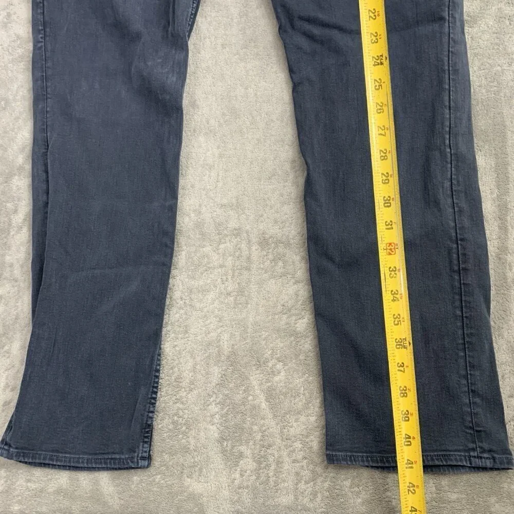 7 for all Mankind Slimmy Jeans Mens 40x31” Faded Blue Straight Leg Denim Stretch